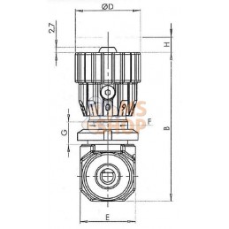 Clapet antiretour d'étranglement M04-0,5-1/4 | FLUIDPRESS | FLUIDPRESS Clapet antiretour d'étranglement M04-0,5-1/4 | FLUIDPRESS