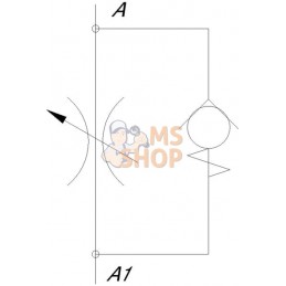 Clapet antiretour d'étranglement M08-0,5-1/2 | FLUIDPRESS | FLUIDPRESS Clapet antiretour d'étranglement M08-0,5-1/2 | FLUIDPRESS