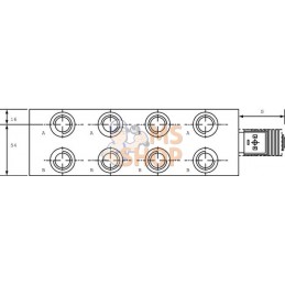 Plaque de base NG6+forage | EUROFLUID Plaque de base NG6+forage | EUROFLUIDPR#918338