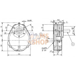 Boîtier A-624A 1:6,9 | COMER Boîtier A-624A 1:6,9 | COMERPR#1089157