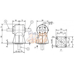 Boîtier LF-141A 1:2,83 | COMER Boîtier LF-141A 1:2,83 | COMERPR#976235