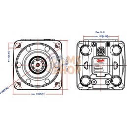 Moteur Orbit Cardan 1 3/8"Z6 | DANFOSS Moteur Orbit Cardan 1 3/8"Z6 | DANFOSSPR#750789