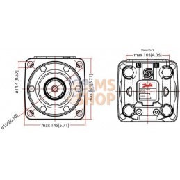 Moteur Orbit Cardan Ø40, Stand | DANFOSS Moteur Orbit Cardan Ø40, Stand | DANFOSSPR#750790