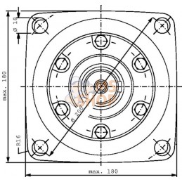 Roue Moteur Cardan Ø40, zyl. | DANFOSS Roue Moteur Cardan Ø40, zyl. | DANFOSSPR#750795