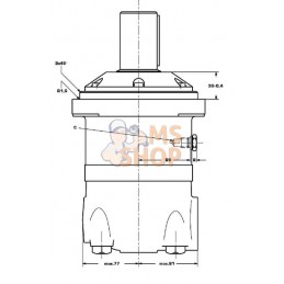 Moteur Orbit Cardan Ø50, Stand | DANFOSS | DANFOSS Moteur Orbit Cardan Ø50, Stand | DANFOSS | DANFOSSPR#750802