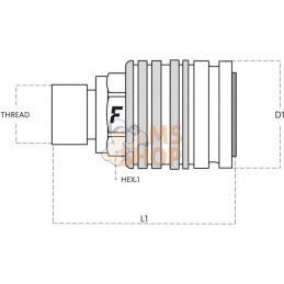Coupleur fem 1/2-M16x150-10L | FASTER | FASTER Coupleur fem 1/2-M16x150-10L | FASTER | FASTERPR#781313