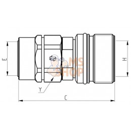 Coupleur femelle M14x150-8L | FASTER Coupleur femelle M14x150-8L | FASTERPR#781388