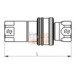 Coupleur à clapet mâle 3/8 BSP | FASTER | FASTER Coupleur à clapet mâle 3/8 BSP | FASTER | FASTERPR#781228