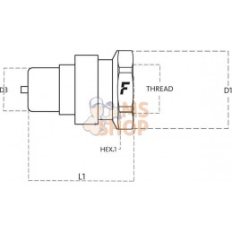 Coupleur mâle VVS 1/4 BSP | FASTER Coupleur mâle VVS 1/4 BSP | FASTERPR#977439