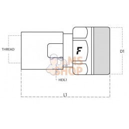 Coupleur femelle VVS 1" BSP | FASTER Coupleur femelle VVS 1" BSP | FASTERPR#781780