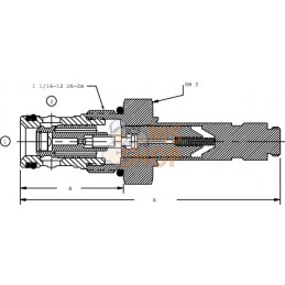 Vanne 2/2 SVP12-NCR-00-00-XC-B-00 | DANFOSS Vanne 2/2 SVP12-NCR-00-00-XC-B-00 | DANFOSSPR#977306