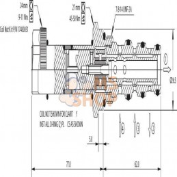 4/2 Soupape SV10-24-07-00-00-B | DANFOSS 4/2 Soupape SV10-24-07-00-00-B | DANFOSSPR#784453