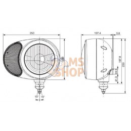 Phare avant +clignotant G. | COBO Phare avant +clignotant G. | COBOPR#891928