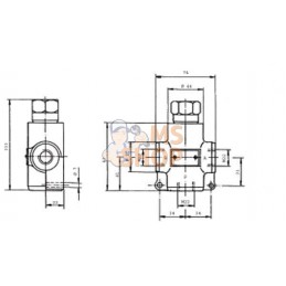 Régulateur de débit 3 voies 0-50l/min | BUCHER Régulateur de débit 3 voies 0-50l/min | BUCHERPR#786346