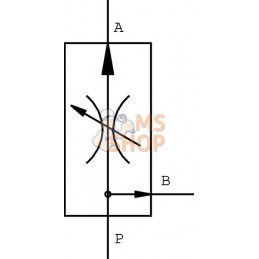 Régulateur de débit 3 voies 0-50l/min | BUCHER Régulateur de débit 3 voies 0-50l/min | BUCHERPR#786346