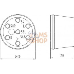 Douille de contact femelle ISO 17124 Type N | ERICH JAEGER Douille de contact femelle ISO 17124 Type N | ERICH JAEGERPR#922381