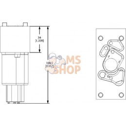 Aimant PVHC 12 V CC 2 DEU PWM | DANFOSS Aimant PVHC 12 V CC 2 DEU PWM | DANFOSSPR#784411