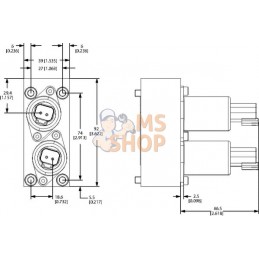 Aimant PVHC 12 V CC 2 DEU PWM | DANFOSS Aimant PVHC 12 V CC 2 DEU PWM | DANFOSSPR#784411