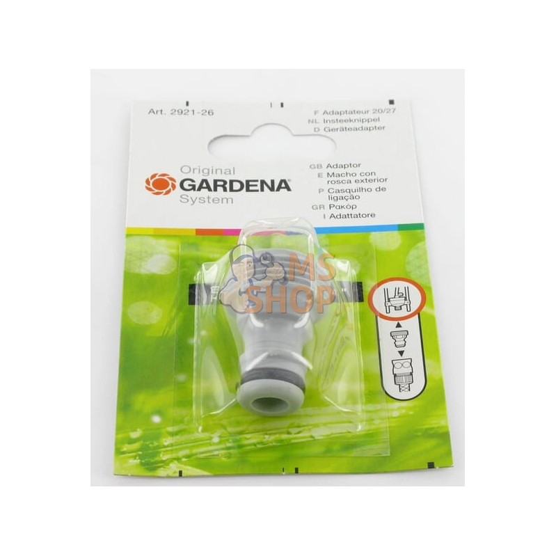 Adaptateur filet mâle G 3/4" | GARDENA Adaptateur filet mâle G 3/4" | GARDENAPR#903729