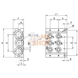 Module initial/terminal | CAMOZZI Module initial/terminal | CAMOZZIPR#853443