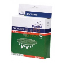 Filtre à lait disque Ø120mm | FARMA Filtre à lait disque Ø120mm | FARMAPR#856060