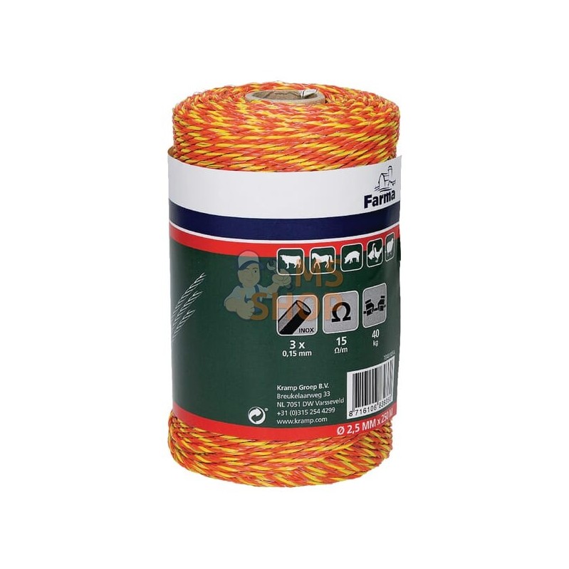 Fil acier 250m, (3x0,16) | FARMA Fil acier 250m, (3x0,16) | FARMAPR#856126