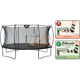 Trampoline Silhouette 427 All-in-1 | EXIT Trampoline Silhouette 427 All-in-1 | EXITPR#857797