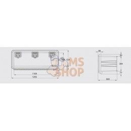 Caisse à outils 1250x522x500 | DAKEN Caisse à outils 1250x522x500 | DAKENPR#860990