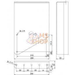 Supports en acier galvanisé à chaud avec kit de fixation revêtu | DAKEN Supports en acier galvanisé à chaud avec kit de fixation