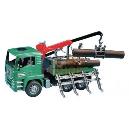 MB-Unimog Remorque pour transport de grumes | BRUDER MB-Unimog Remorque pour transport de grumes | BRUDERPR#863117