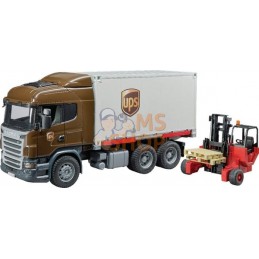 Scania UPS + chariot élévateur | BRUDER | BRUDER Scania UPS + chariot élévateur | BRUDER | BRUDERPR#976136