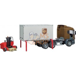 Scania UPS + chariot élévateur | BRUDER | BRUDER Scania UPS + chariot élévateur | BRUDER | BRUDERPR#976136