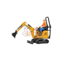 JCB mini-pelleteuse av. figure | BRUDER JCB mini-pelleteuse av. figure | BRUDERPR#863280