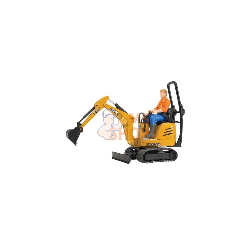 JCB mini-pelleteuse av. figure | BRUDER JCB mini-pelleteuse av. figure | BRUDERPR#863280