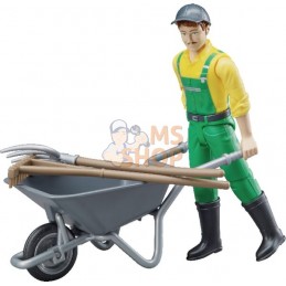 Figurine de fermier avec accessoires | BRUDER Figurine de fermier avec accessoires | BRUDERPR#924037