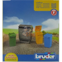 Poubelles pour U02660 (4pcs) | BRUDER Poubelles pour U02660 (4pcs) | BRUDERPR#863111