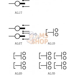 Levier 5x Bouton pous. 1x Inte | DURA Levier 5x Bouton pous. 1x Inte | DURAPR#904468