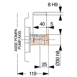 Pompe piston-membrane BP 60K Ø30 mm | COMET Pompe piston-membrane BP 60K Ø30 mm | COMETPR#902963