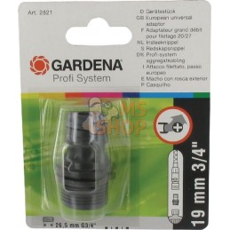 Adaptateur grand débit 26,5 mm (3/4") | GARDENA Adaptateur grand débit 26,5 mm (3/4") | GARDENAPR#903713