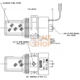 Pompe d'alimentation en carburant 24V Facet 40237 Dura-Lift (Diesel) | FACET | FACET Pompe d'alimentation en carburant 24V Facet