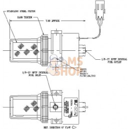 Pompe d'alimentation en carburant 12V Facet 40223 Dura-Lift (Thermo King 41-7059) | FACET Pompe d'alimentation en carburant 12V 