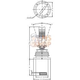 Levier PVRE (série 2) 162F1311 | DANFOSS Levier PVRE (série 2) 162F1311 | DANFOSSPR#918387