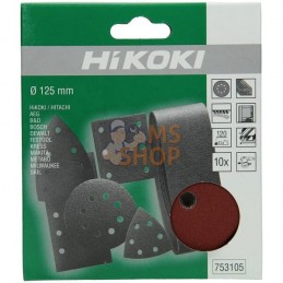 Disques abrasif Ø125mm K120 (10 | HIKOKI Disques abrasif Ø125mm K120 (10 | HIKOKIPR#612222
