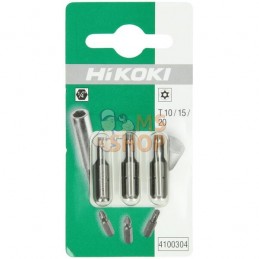 Embouts Torx 1/4" T10/T15/T20-25 mm | HIKOKI Embouts Torx 1/4" T10/T15/T20-25 mm | HIKOKIPR#700935