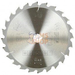 HM Lame de scie circulaire 255x30 Z24 | HIKOKI HM Lame de scie circulaire 255x30 Z24 | HIKOKIPR#700964