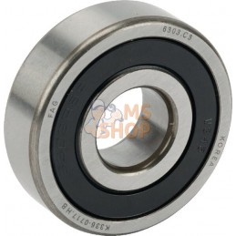 Roulement à billes à gorge profonde 17x47x14 mm, 6303-RSR-C3 | INA/FAG Roulement à billes à gorge profonde 17x47x14 mm, 6303-RSR