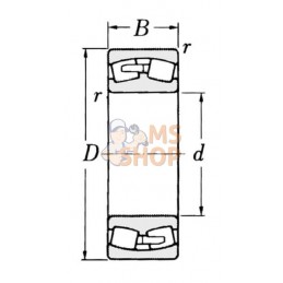 Roulement à rouleaux 40x80x23mm | INA/FAG Roulement à rouleaux 40x80x23mm | INA/FAGPR#890580