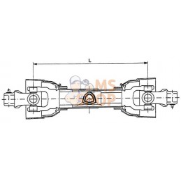 Arbre de transmission PTO 50 L : 1010mm, gopart | GOPART Arbre de transmission PTO 50 L : 1010mm, gopart | GOPARTPR#1089310