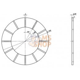 Disque friction 150 x 90 x 4,8 | GOPART Disque friction 150 x 90 x 4,8 | GOPARTPR#1089325