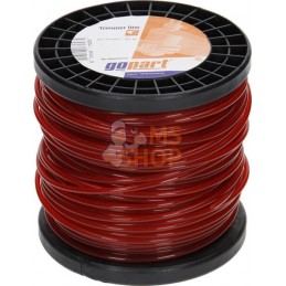 Fil de coupe Ø 3.3mm 45m rond rouge gopart | GOPART Fil de coupe Ø 3.3mm 45m rond rouge gopart | GOPARTPR#1089330
